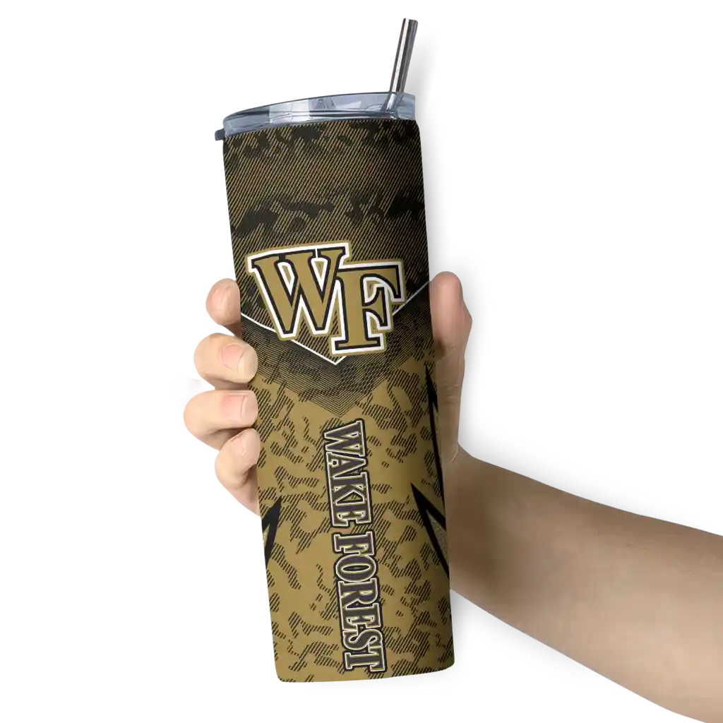 personalized-wake-forest-demon-deacons-spiral-burst-print-gold-skinny-tumbler-premium-grade-1.webp