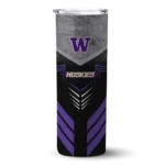 personalized-washington-huskies-hexagon-honeycomb-purple-black-skinny-tumbler-best-selling.webp