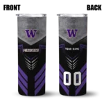 personalized-washington-huskies-hexagon-honeycomb-purple-black-skinny-tumbler-best-selling.webp