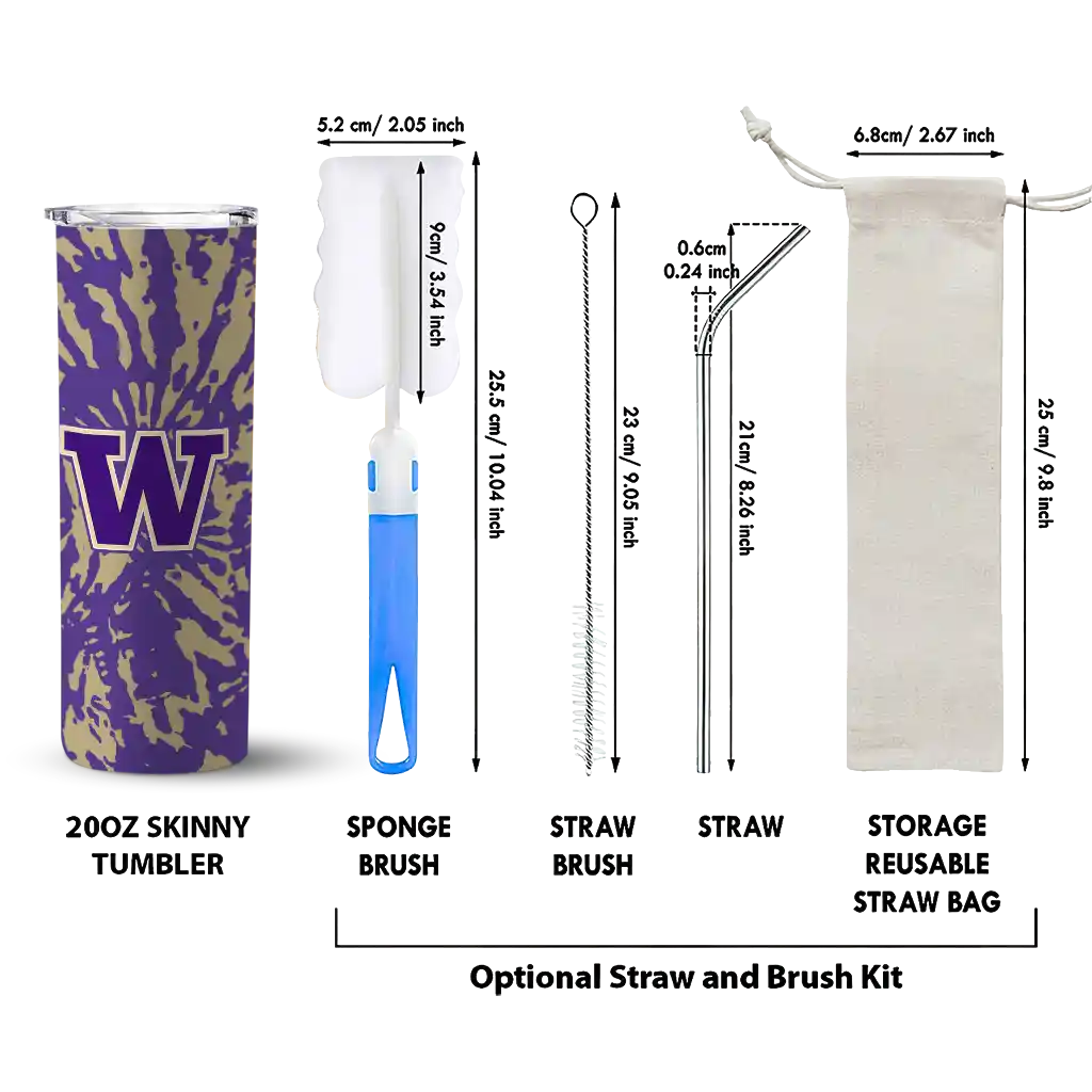 personalized-washington-huskies-metallic-grid-purple-skinny-tumbler-new-arrival.webp