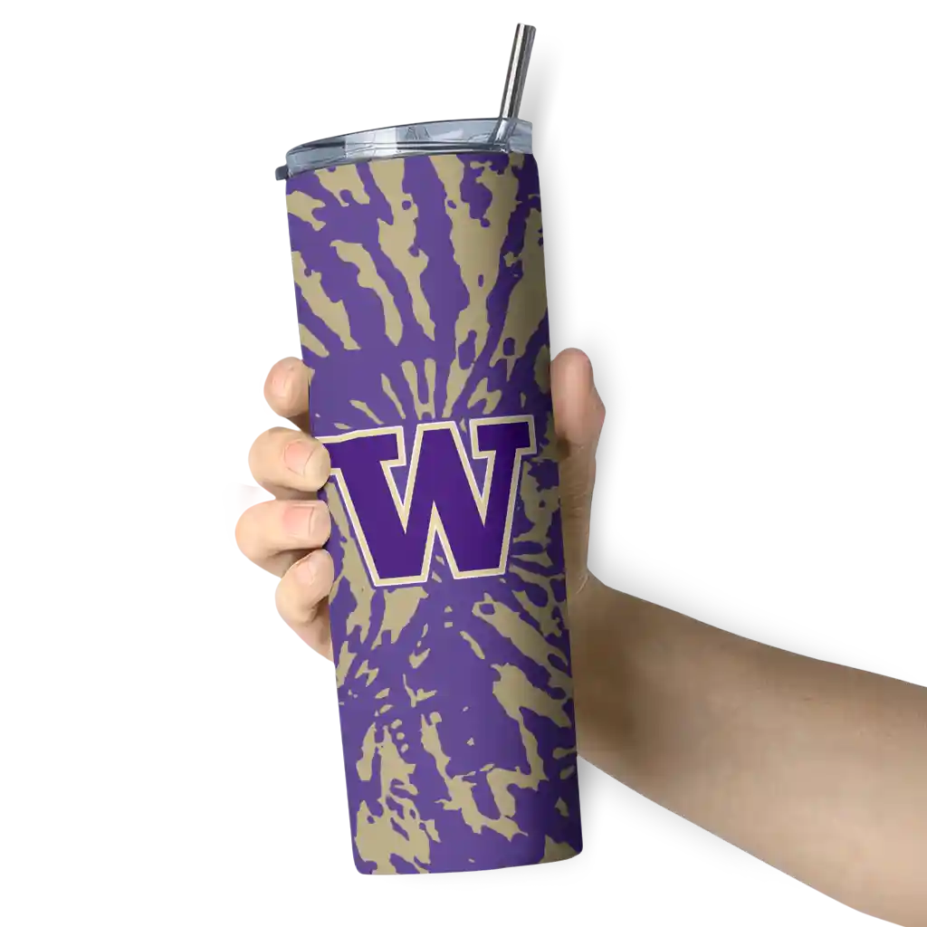 personalized-washington-huskies-metallic-grid-purple-skinny-tumbler-premium-grade.webp