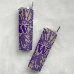 personalized-washington-huskies-metallic-grid-purple-skinny-tumbler-best-selling.webp