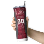 personalized-washington-state-cougars-stacked-diamond-crimson-skinny-tumbler-best-selling.webp