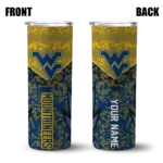 personalized-west-virginia-mountaineers-spiral-burst-print-blue-skinny-tumbler-best-selling.webp