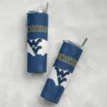 personalized-west-virginia-mountaineers-torn-band-blue-white-skinny-tumbler-best-selling-1.webp
