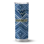 personalized-west-virginia-mountaineers-zipper-leopard-blue-skinny-tumbler-best-selling.webp