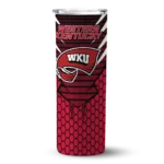 personalized-western-kentucky-hilltoppers-chevron-stripes-red-skinny-tumbler-best-selling-1.webp