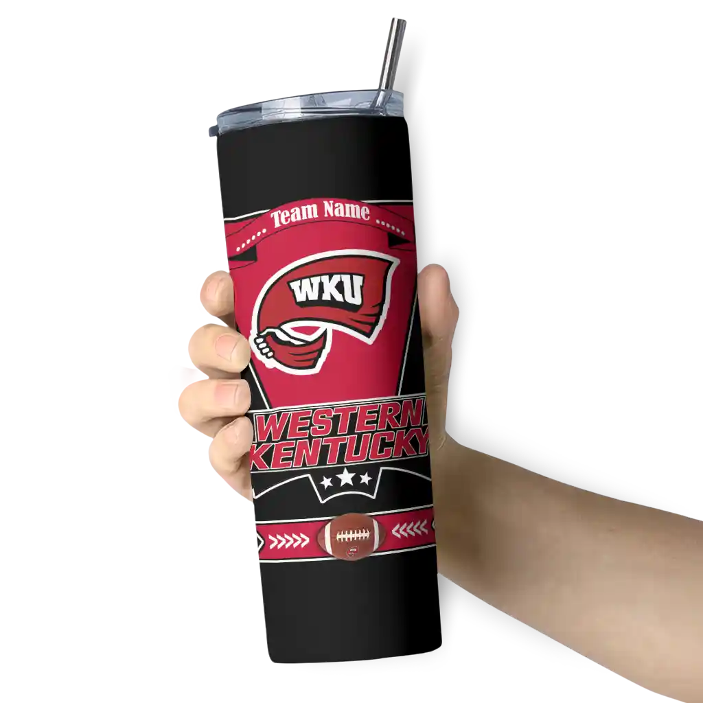 personalized-western-kentucky-hilltoppers-helmet-belt-red-black-skinny-tumbler-premium-grade.webp