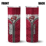 personalized-western-kentucky-hilltoppers-sparkle-drip-red-skinny-tumbler-best-selling.webp