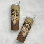 personalized-western-michigan-broncos-sparkle-lips-brown-skinny-tumbler-best-selling-1.webp