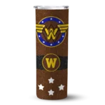 personalized-western-michigan-broncos-star-cluster-brown-skinny-tumbler-best-selling-3.webp