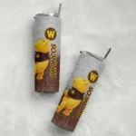 personalized-western-michigan-broncos-winnie-the-pooh-brown-gray-skinny-tumbler-best-selling-1.webp