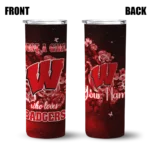 personalized-wisconsin-badgers-rose-romance-red-black-skinny-tumbler-best-selling-1.webp