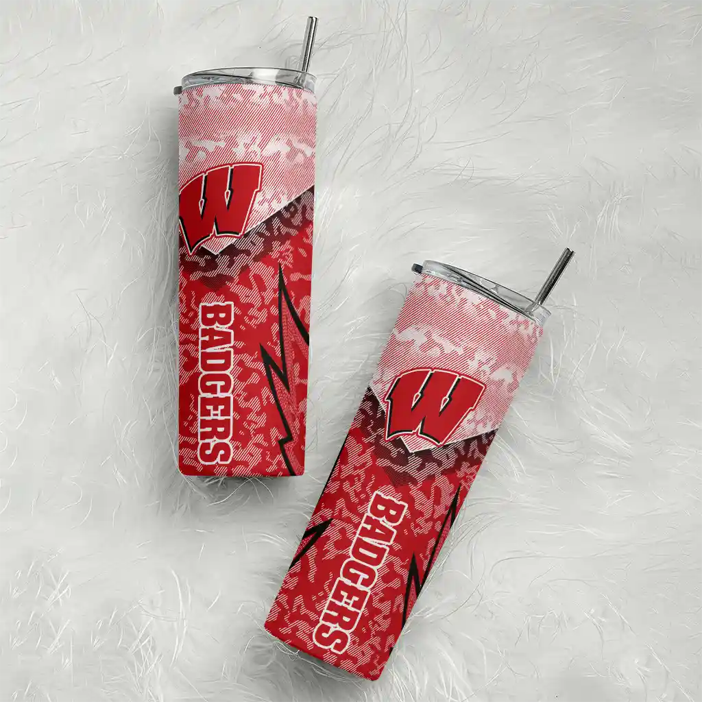 personalized-wisconsin-badgers-spiral-burst-print-red-skinny-tumbler-top-rated-1.webp