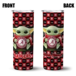 personalized-wisconsin-badgers-yoda-cozy-red-black-skinny-tumbler-best-selling-2.webp