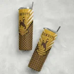 personalized-wyoming-cowboys-chevron-stripes-brown-skinny-tumbler-best-selling.webp