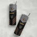 personalized-wyoming-cowboys-hexagon-honeycomb-brown-black-skinny-tumbler-best-selling-2.webp