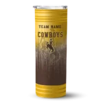 personalized-wyoming-cowboys-swirl-texture-brown-skinny-tumbler-best-selling-2.webp