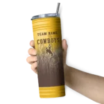 personalized-wyoming-cowboys-swirl-texture-brown-skinny-tumbler-best-selling-2.webp