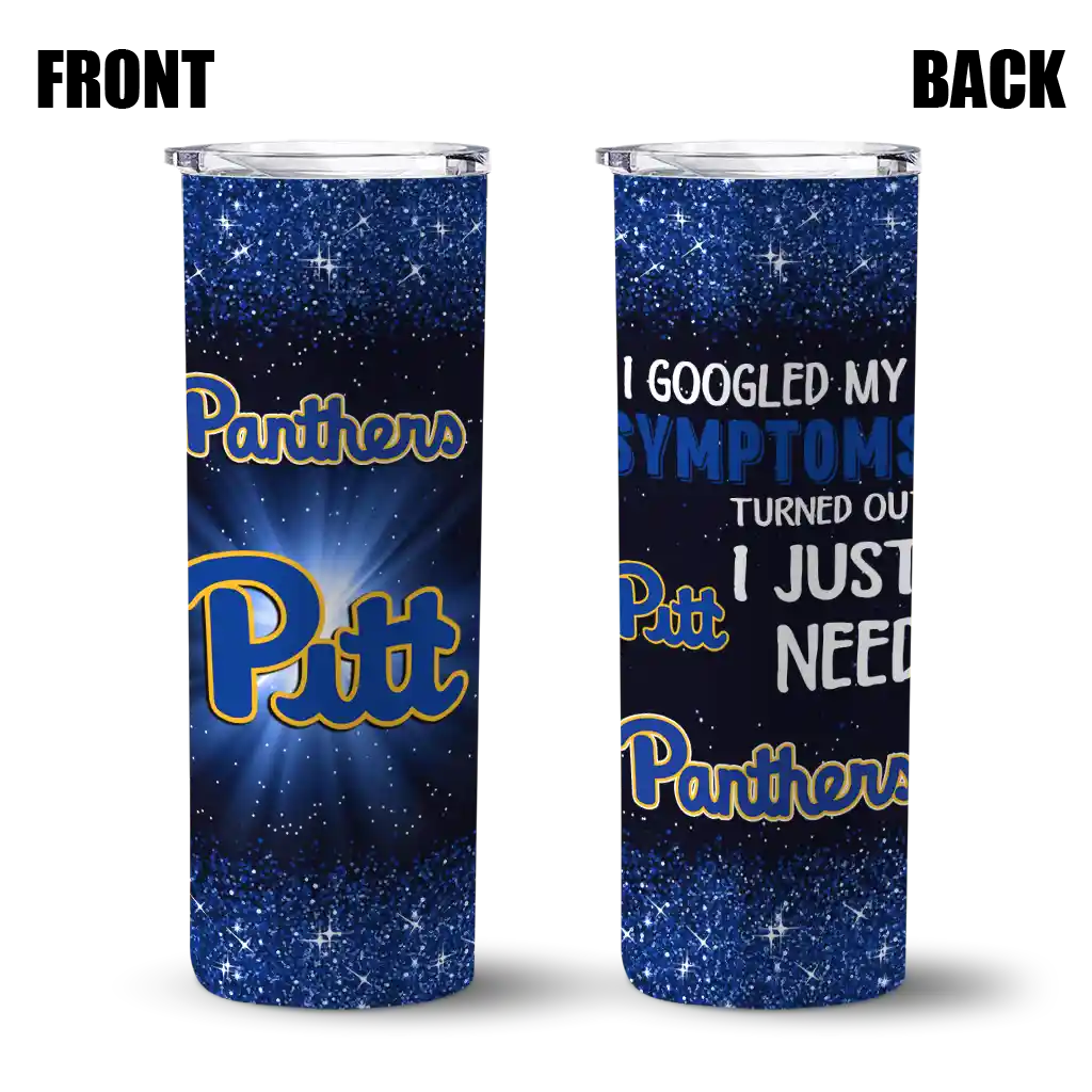 pittsburgh-panthers-radiant-glitter-royal-blue-skinny-tumbler-fashion-forward.webp