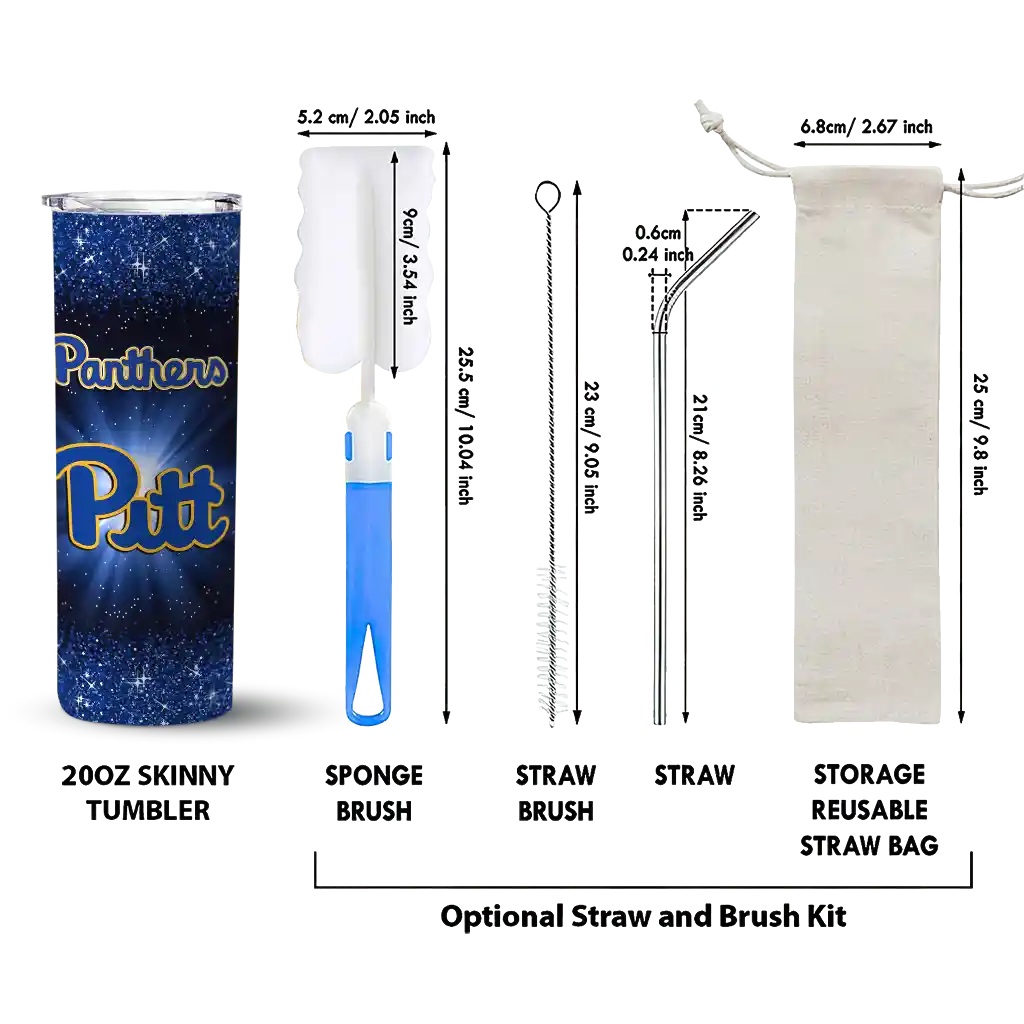 pittsburgh-panthers-radiant-glitter-royal-blue-skinny-tumbler-new-arrival.webp