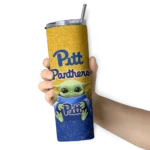 pittsburgh-panthers-yoda-smile-royal-blue-skinny-tumbler-best-selling-1-2.webp