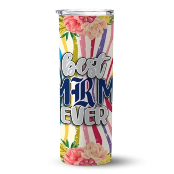 Rice Owls Flower Cluster Skinny Tumbler