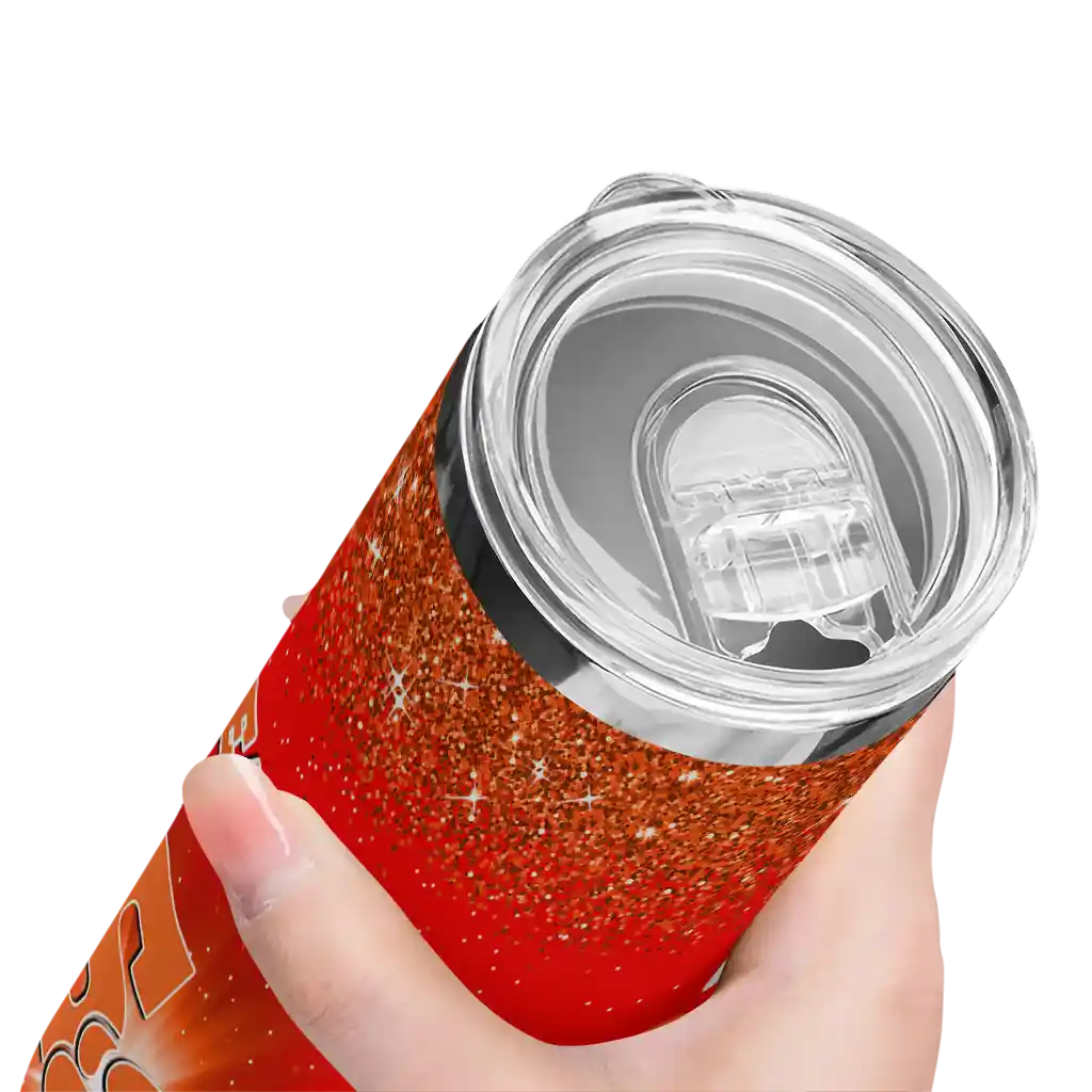 sam-houston-bearkats-radiant-glitter-orange-skinny-tumbler-high-quality-1.webp