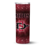 san-diego-state-aztecs-radiant-glitter-red-skinny-tumbler-best-selling-1.webp