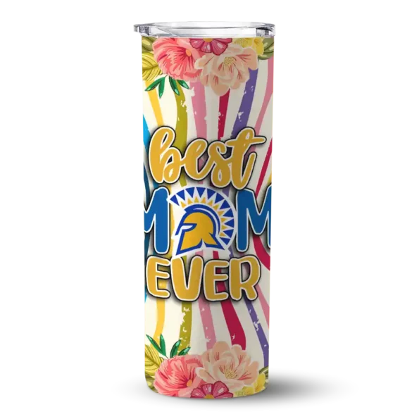 san jose state spartans flower cluster skinny tumbler best selling