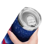 smu-mustangs-radiant-glitter-blue-skinny-tumbler-best-selling.webp