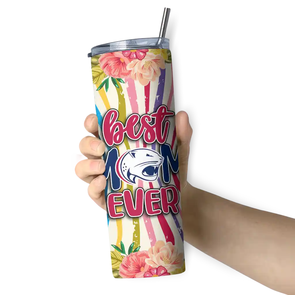 south-alabama-jaguars-flower-cluster-skinny-tumbler-premium-grade.webp
