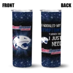south-alabama-jaguars-radiant-glitter-blue-skinny-tumbler-best-selling-1.webp
