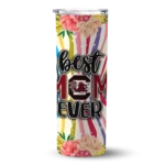 south-carolina-gamecocks-flower-cluster-skinny-tumbler-best-selling-1.webp