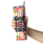 south-carolina-gamecocks-flower-cluster-skinny-tumbler-best-selling-1.webp