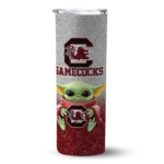 south-carolina-gamecocks-yoda-smile-garnet-skinny-tumbler-best-selling-1.webp