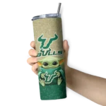 south-florida-bulls-yoda-smile-green-skinny-tumbler-best-selling-2.webp