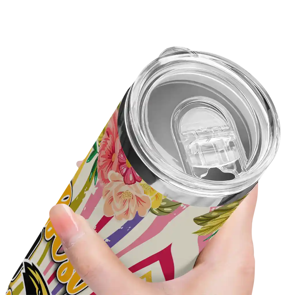 southern-miss-golden-eagles-flower-cluster-skinny-tumbler-high-quality.webp