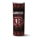 texas-am-aggies-radiant-glitter-maroon-skinny-tumbler-best-selling-2.webp