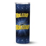 toledo-rockets-radiant-glitter-blue-skinny-tumbler-best-selling-1.webp
