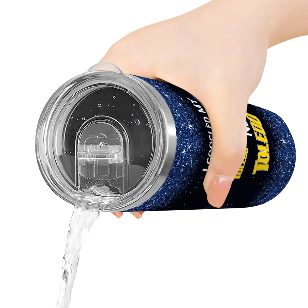toledo-rockets-radiant-glitter-blue-skinny-tumbler-latest-model.webp