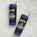 toledo-rockets-radiant-glitter-blue-skinny-tumbler-best-selling-1.webp