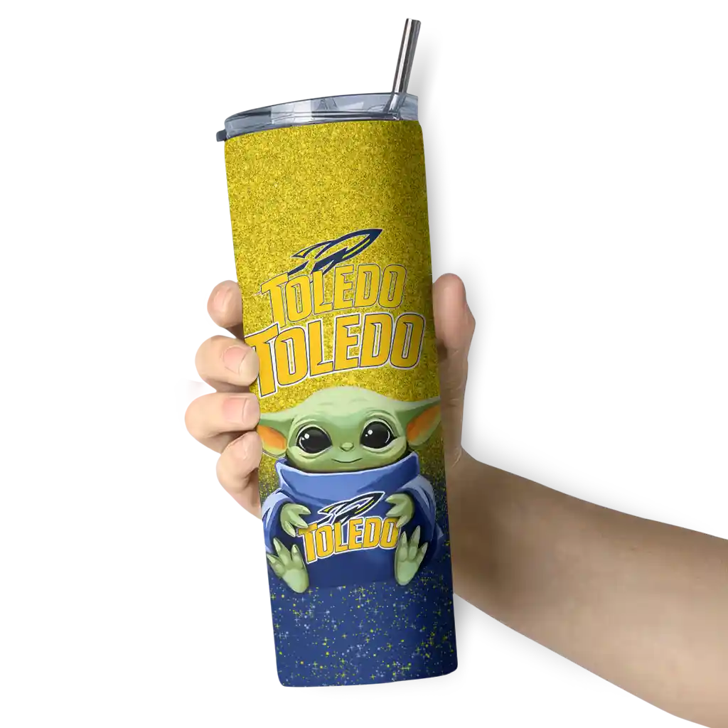 toledo-rockets-yoda-smile-blue-skinny-tumbler-premium-grade.webp