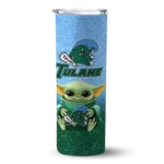tulane-green-wave-yoda-smile-green-skinny-tumbler-best-selling-1.webp
