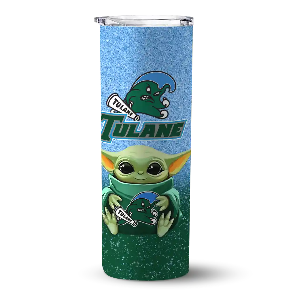 tulane-green-wave-yoda-smile-green-skinny-tumbler-best-selling-1.webp tulane green wave yoda smile green skinny tumbler best selling 1