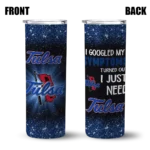 tulsa-golden-hurricane-radiant-glitter-blue-skinny-tumbler-best-selling-1.webp