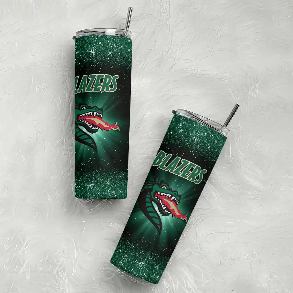 uab-blazers-radiant-glitter-green-skinny-tumbler-top-rated.webp