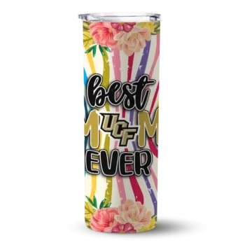 UCF Knights Flower Cluster Skinny Tumbler