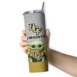 ucf-knights-yoda-smile-gold-skinny-tumbler-best-selling.webp