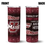 umass-minutemen-radiant-glitter-red-skinny-tumbler-best-selling-1.webp